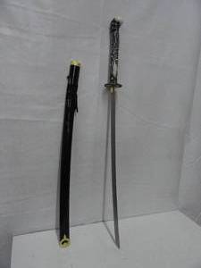 Samurai Type Sword With Skeleton Handle