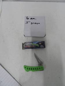 3 Eagle Eye Folding Knives Green