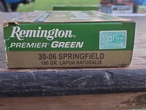 Remington Premier Green 30-06 Springfield 180 Gr. Lapua Naturalis