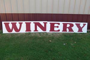 lot 3 image: WINE SIGN