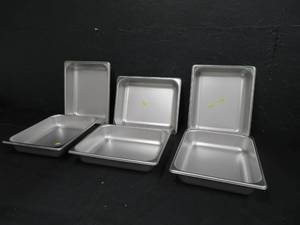 lot 46 image: 6 POLAR WARE STAINLESS STEEL PANS IN ORIGINAL BOX