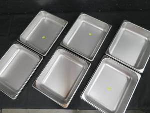 lot 50 image: 6 NEW POLAR WARE STAINLESS STEEL PANS