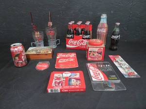 lot 65 image: HUGE COLLECTABLE COKEACOLA LOT
