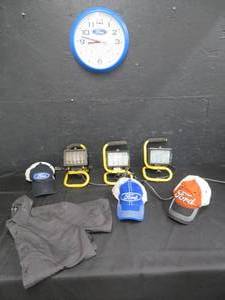 lot 77 image: MISC LOT OF FORD AND GARAGE LIGHTS AND MORE