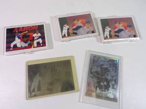Hank Aaron and Ted Williams Baseball Cards