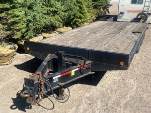 lot 1 image: 2003 Felling FT-24 Heavy Duty Equipment Trailer