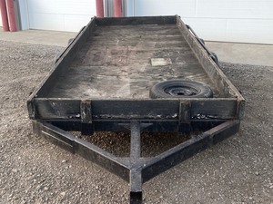 lot 3 image: 1971 Scorpion Tandem Axle Utility Trailer