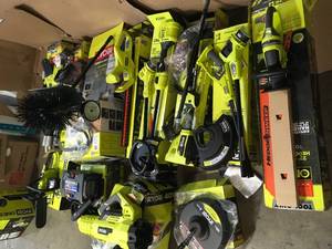 Lot of Assorted Ryobi Power Tools Various Models and Conditions Customer Returns See Pictures