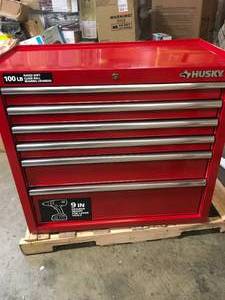Red Husky Tool Box Customer Return See Pictures