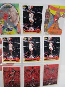 lot 26 image: Lot of Assorted Michael Jordan Upper Deck Basketball Cards