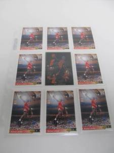 lot 27 image: Lot of Assorted Michael Jordan Upper Deck Basketball Cards