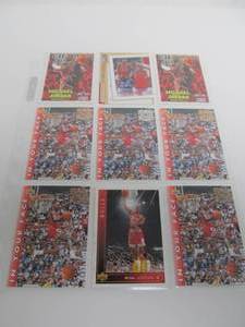 lot 28 image: Lot of Assorted Michael Jordan Upper Deck Basketball Cards