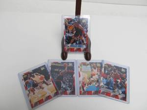 lot 48 image: 1995-96 Upper Deck Ballpark Set of 5 Michael Jordan Cards