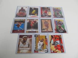 lot 49 image: Lot of Assorted Lebron James Basketball Cards
