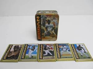 lot 147 image: Embossed Metal Michael Jordan Tribute Set Baseball Cards