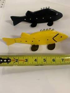 lot 17 image: Lot of 2 Custom Made Fishing Lures
