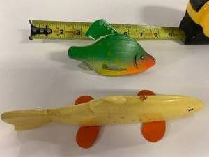 lot 18 image: Lot of 2 Custom Made Fishing Lures