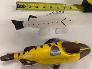 lot 19 image: Lot of 2 Custom Made Fishing Lures
