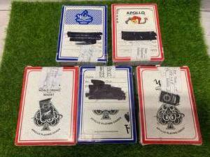lot 25 image: Lot of 5 Vintage Casino Playing Card Decks