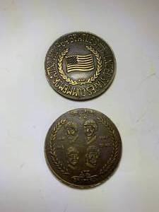 lot 45 image: Lot of Two Beatles Token  Coins