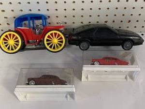 lot 55 image: Lot of 4 Vintage Toy Cars