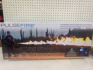 lot 57 image: New in Box Pulse Flame Thrower (Sold Out For Months)