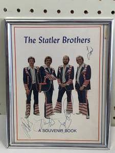 lot 71 image: Framed Statler Brothers Autograph