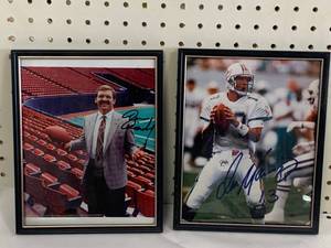 lot 72 image: 2 Autographed Football Pictures