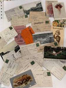 lot 79 image: Postcards From 1909 and Prior