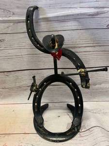 lot 86 image: Cast Iron Cowboy Art 11 Tall