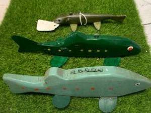 lot 99 image: Lot of 3 Custom Made Fishing Lures
