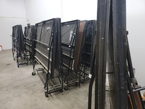 Shriners Charity Auction (12) SICO Stages, 8 L x 4W with Stage Stairs - Retail $47,000 ($9,400 Reserve)
