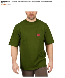 Milwaukee Mens 3X-Large Heavy-Duty CottonPolyester Short-Sleeve Pocket T-Shirts & Reflective X-Large LongShort Sleeve Shirts. Various Colors & Conditions. See Pictures