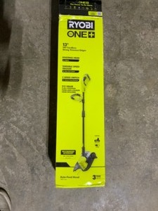 RYOBI ONE 18V 13 in. Cordless Battery String TrimmerEdger with 4.0 Ah Battery and Charger. See Pictures