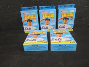 lot 64 image: LOT OF 5 NEW BOXES OF TOPPS 2021 BASEBALL CARDS