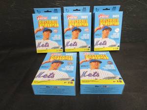 lot 67 image: LOT OF 5 NEW BOXES OF TOPPS 2021 BASEBALL CARDS