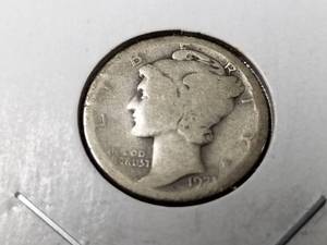 1921 MERCURY DIME BETTER DATE COIN