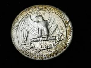 1934 WASHINGTON QUARTER UNC TONED