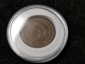 1887 INDIAN HEAD CENT IN AIRTITE