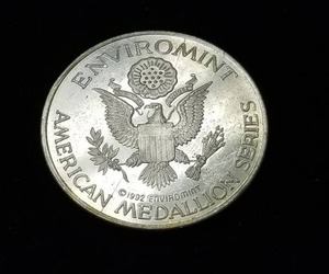 1 TROY OZ. .999 FINE SILVER INDIAN CHIEF DESIGN