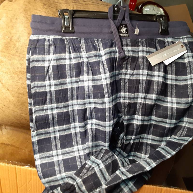 lot 26 image: Beverly Hills Polo Club BlueLt. Blue Lounge Flannel Bottoms New In Packaging Multiple Sizes See Photos