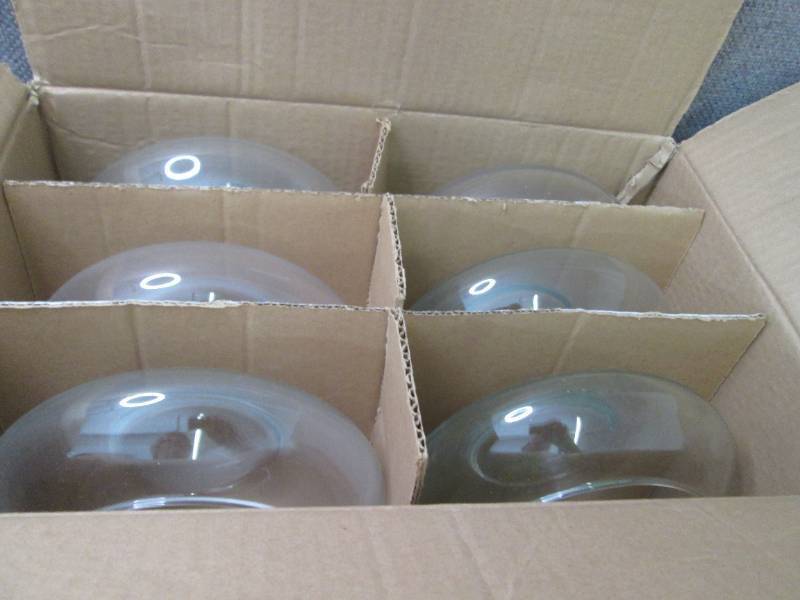 lot 221 image: Box of 6- CRISA BY LIBBEY GLASS GAR...