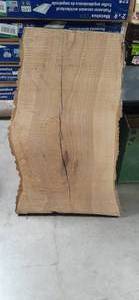 lot 21 image: Wood Slab 42 X 17.5 X 2.5...