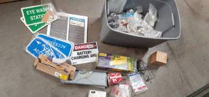 lot 50 image: Tote of Electrical Components and O...