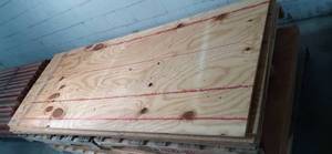 lot 56 image: (5) Sheets of Plywood 36 X 95