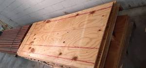 lot 59 image: (5) Sheets of Plywood 36 X 95