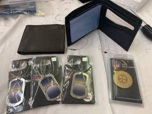 New Misc NFL Key Rings and Wallet
