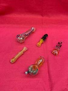Glass Pipe Lot for Tobacco Use Only New