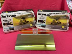 3 NEW Bell Howell TacVisor 2 in One Day and Night Car Visor X 3