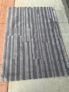 NEW Threshold Hand Tufted Wool Light Gray Area Rug 5 x 7